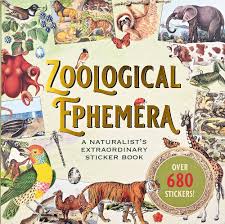 Peter Pauper Zoological Ephemera Sticker Book