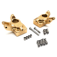 FAST EDDY - Brass Portal Knuckle Set, for SCXPro / Capra / SCX10.3