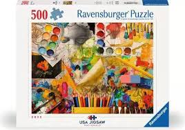 Ravensburger 2025 Nationals Art Studio 500 Piece Puzzle