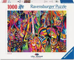 Ravensburger 2025 Nationals Jeweled Jungle 1000 Piece Puzzle