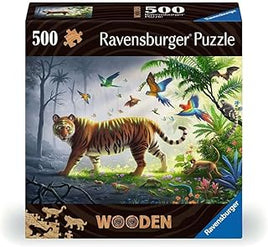 Ravensburger Jungle Tiger Wooden 500 Piece Puzzle