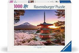 Ravensburger Mount Fuji Cherry Blossom View 1000 Piece Puzzle