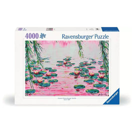 Ravensburger Pink Water Lilies 4000 Piece Jigsaw Puzzle