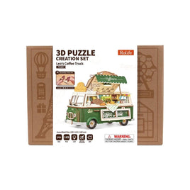 Robotime Rolife Leo's Coffee Truck Creation Building Set
