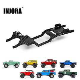 INJORA Universal LCG Carbon Fiber Chassis Kit for 1/24 SCX24 INJSCX24-182