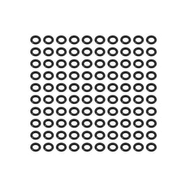 INJORA 100Pcs Rubber O-rings for INJORA SCX30 Links INJSCX30-30