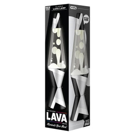 Schylling Polygonal White Tone 14.5 Inch Classic Lava Lamp