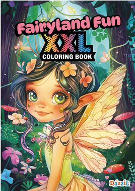 Nova Toys Fairyland Fun XXL Coloring Book