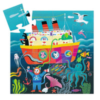 Silhouette Puzzle: Friends' Cruise (16 pc) Mini Puzzle
