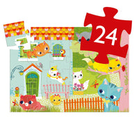 Silhouette Puzzle Pachat and Friends (24 pc) Puzzle