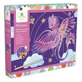Speedy Monkey Artissimo Scratch Art Cuddly Dragons Set