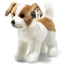 Steiff Terrie Dog White Brown 6 Inch Plush