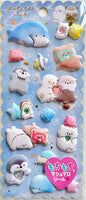 Pastel Super Puffy Stickers