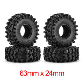INJORA 1.0" Swamp Stomper Tires (63mm) (T1018) (4) INJYQT-1018