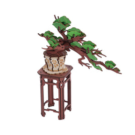 Robotime Rolife Evergreen Pine Bonsai 3D Puzzle Creation Set