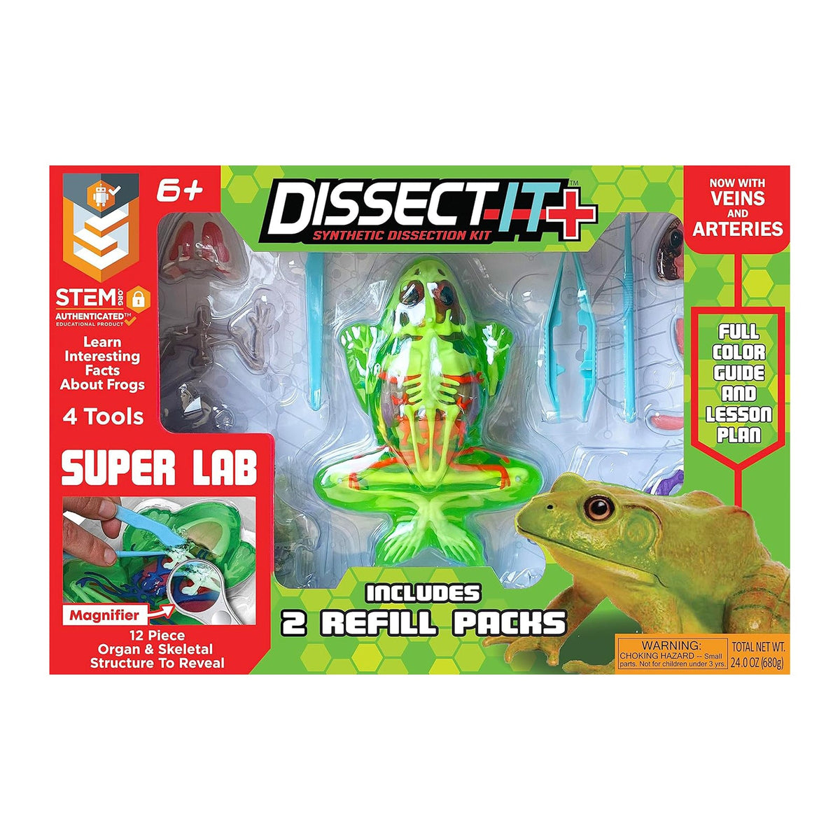 Top Secret Toys Super Lab Dissect It Synthetic Dissection Play Set ...