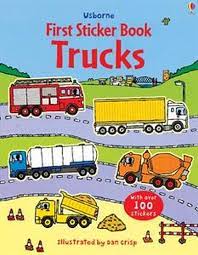 Usborne First Sticker Book Trucks Book