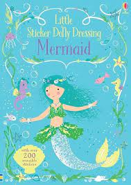 Usborne Little Sticker Dolly Dressing Mermaid Book