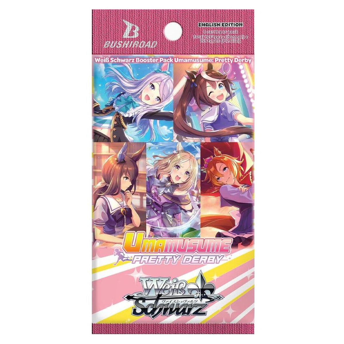 umamusume pretty derby booster box Weiss Schwarz Pack plus SP Size:Box of 5 Packs of 100 Spawn Magic cards based XL Toploader