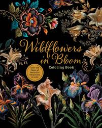 Wildflowers In Bloom Coloring Book