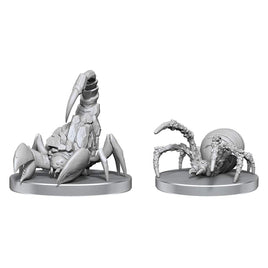 WizKids Pathfinder Battles Deep Cuts Cave Scorpion And Hunting Spider Miniature Set
