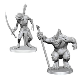 WizKids Pathfinder Battles Deep Cuts Cave Xulgath Skirmisher And Stoneliege Miniature Set