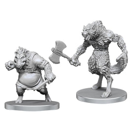 WizKids Pathfinder Battles Deep Cuts Werewolf And Wereboar Miniature