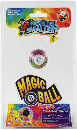 Super Impulse World's Smallest Magic 8 Ball Tie-Dye Figure