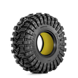 INJORA 1.0" 62*22mm King Trekker Tires & Inserts Combo (4) INJYQT-1014-1062YE