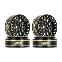 INJORA 1.0 Plus Brass -3.75mm Offset Wheels for Micro Crawlers (W1101) INJYQW-1101BK