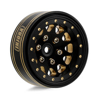 INJORA 1.3" 68g/pcs Brass -3.75mm Offset Wheels for Micro Crawlers (W1301) INJYQW-1301BGD