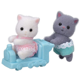 Calico Critters Persian Cat Twins Figure Set