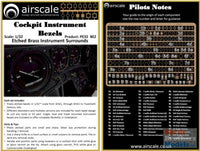 1/32nd Scale Instrument Bezels