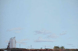 Background Scene 24 x 36" 60 x 90cm - Instant Horizons(TM) -- Prairie/Grain Elevator