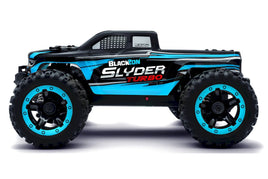 BlackZon Slyder MT Turbo 1/16 4WD 2S Brushless Monster Truck - Blue BZN540209