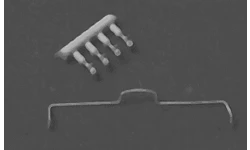 Detail Associates 2204 Coupler Lift Bar -- With Bracket (2), HO Scale