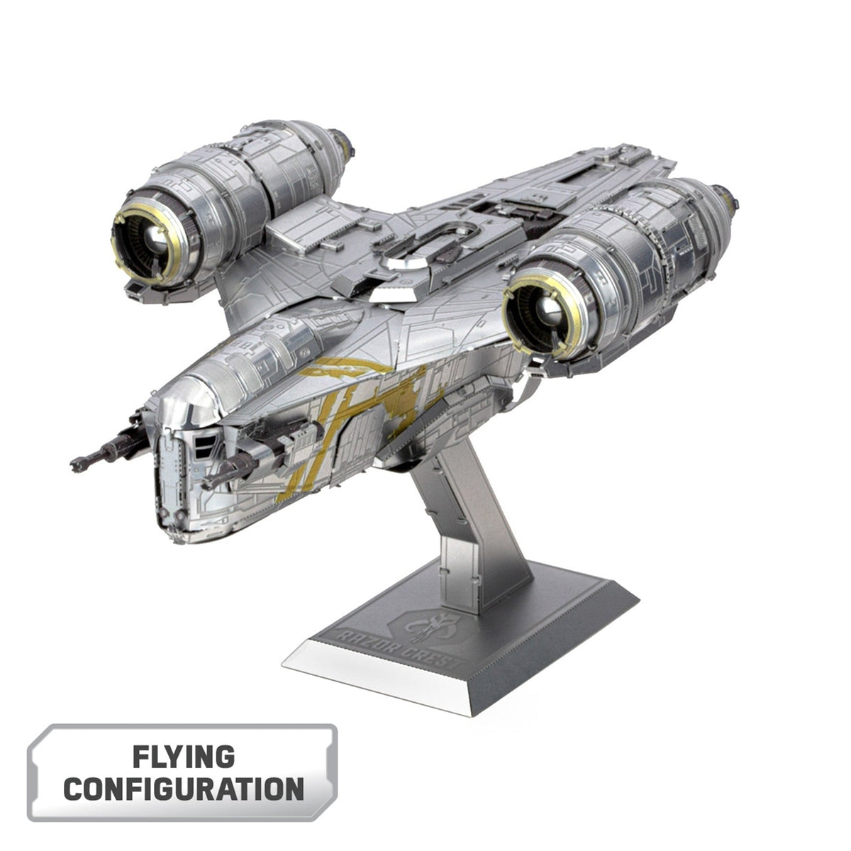 Metal Earth Star Wars The Mandalorian Razor Crest Model Kit ICX217 ...