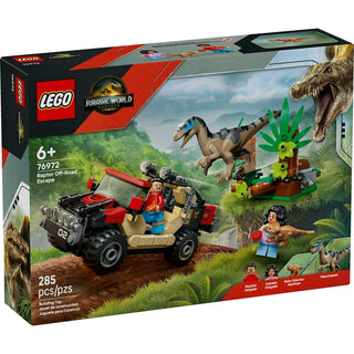 LEGO Jurassic World Rebirth Raptor Off-Road Escape Building Set 76972