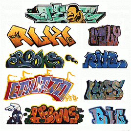 Assorted Graffitti - Set #2