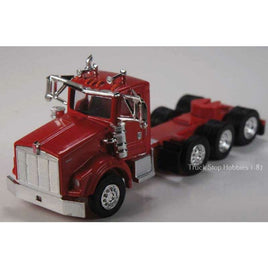 Kenworth T680 3-Axle Sleeper-Cab Tractor Only 2 Pack - Assembled -- Red