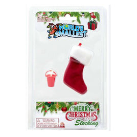 Super Impulse World's Smallest Stocking With Bucket And Shovel Micro Figure