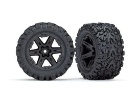 Traxxas 2.8 Tires & Wheels Blk Wheels, Talon Extreme Tires With  Foam Inserts