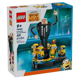 LEGO Illumination's Despicable Me 4 Brick-Built Gru And Minions Building Set 75582