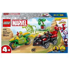 LEGO Marvel Spin And Electro Dinosaur Vehicle Chase Building Set 11198