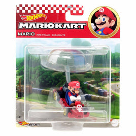 Hot Wheels Mario Kart Mario Pip Frame Parachute Car