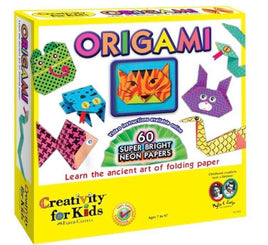 Faber-Castell Creativity For Kids Neon Origami Craft Set