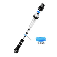 INJORA 4pcs 90mm DRX Dual-Rate Spring Oil Shocks for 1/10 SCX10 III CJ7 INJBZ-05BS-90