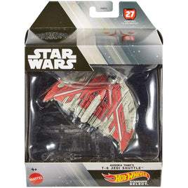 Mattel Hot Wheels Star Wars Ahsoka Tano's T-6 Jedi Shuttle Diecast Ship