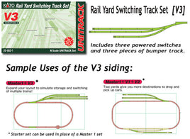 V3 Rail Yard Switch Track Set - Unitrack