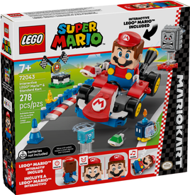 LEGO Super Mario Interactive LEGO Mario And Standard Kart Building Set 10441